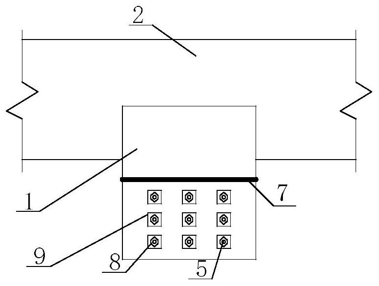 A bridge and its sacrificial anti-seismic block