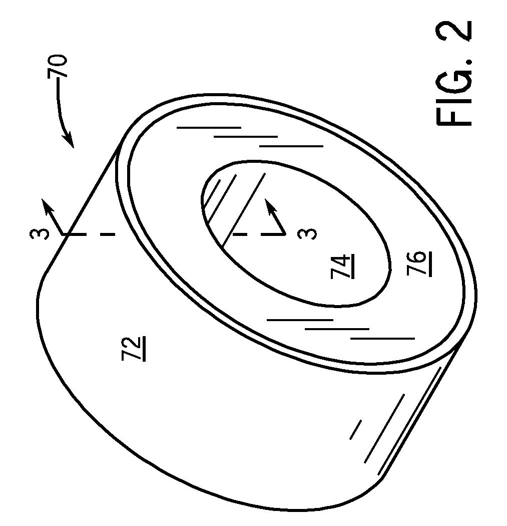 Low eddy current vacuum vessel and method of making same