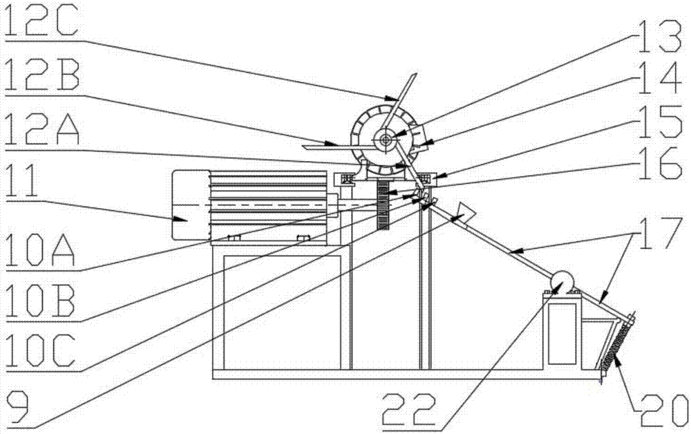 Fully automatic feed feeding machine