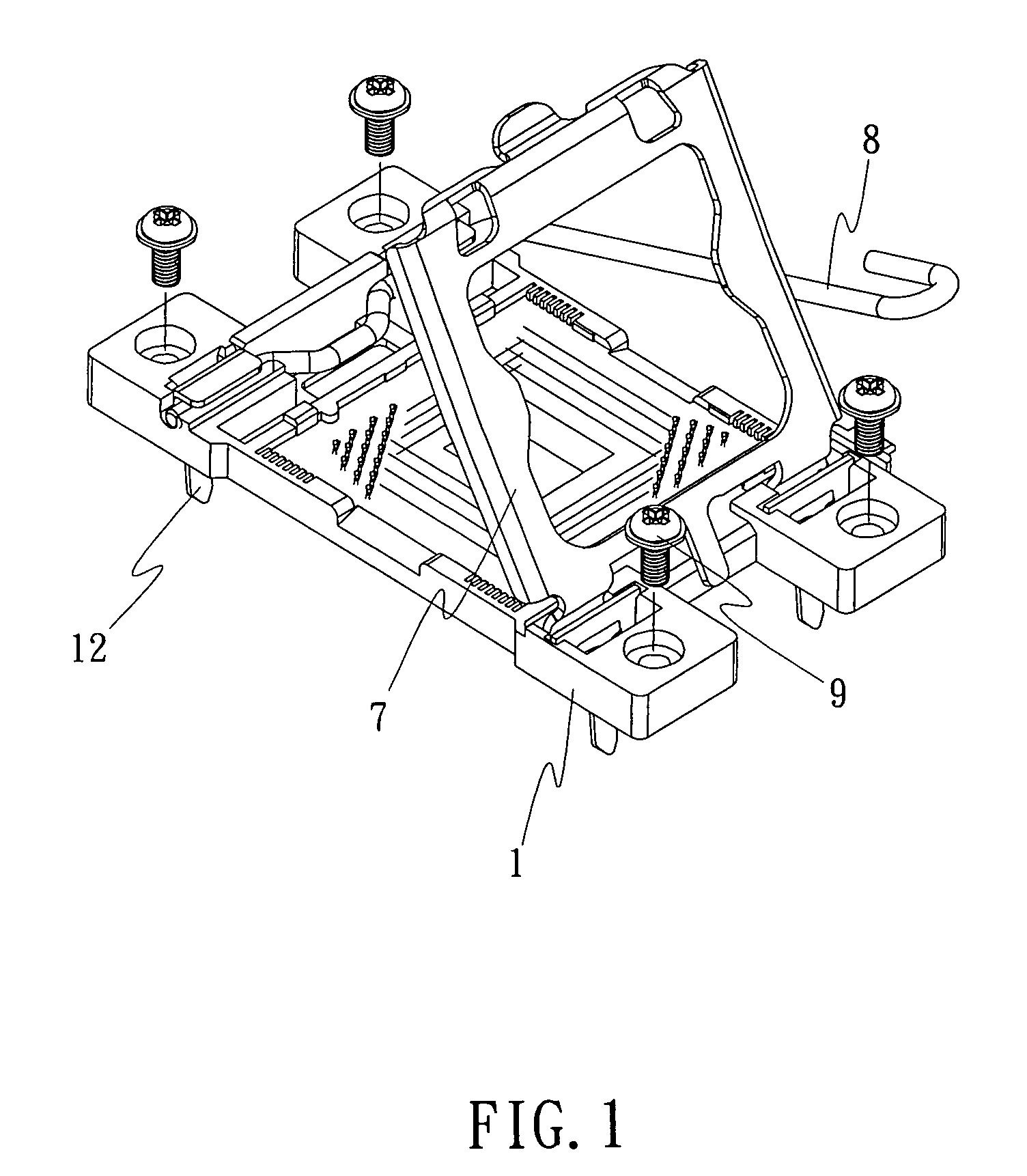 Electrical connector for a chip module