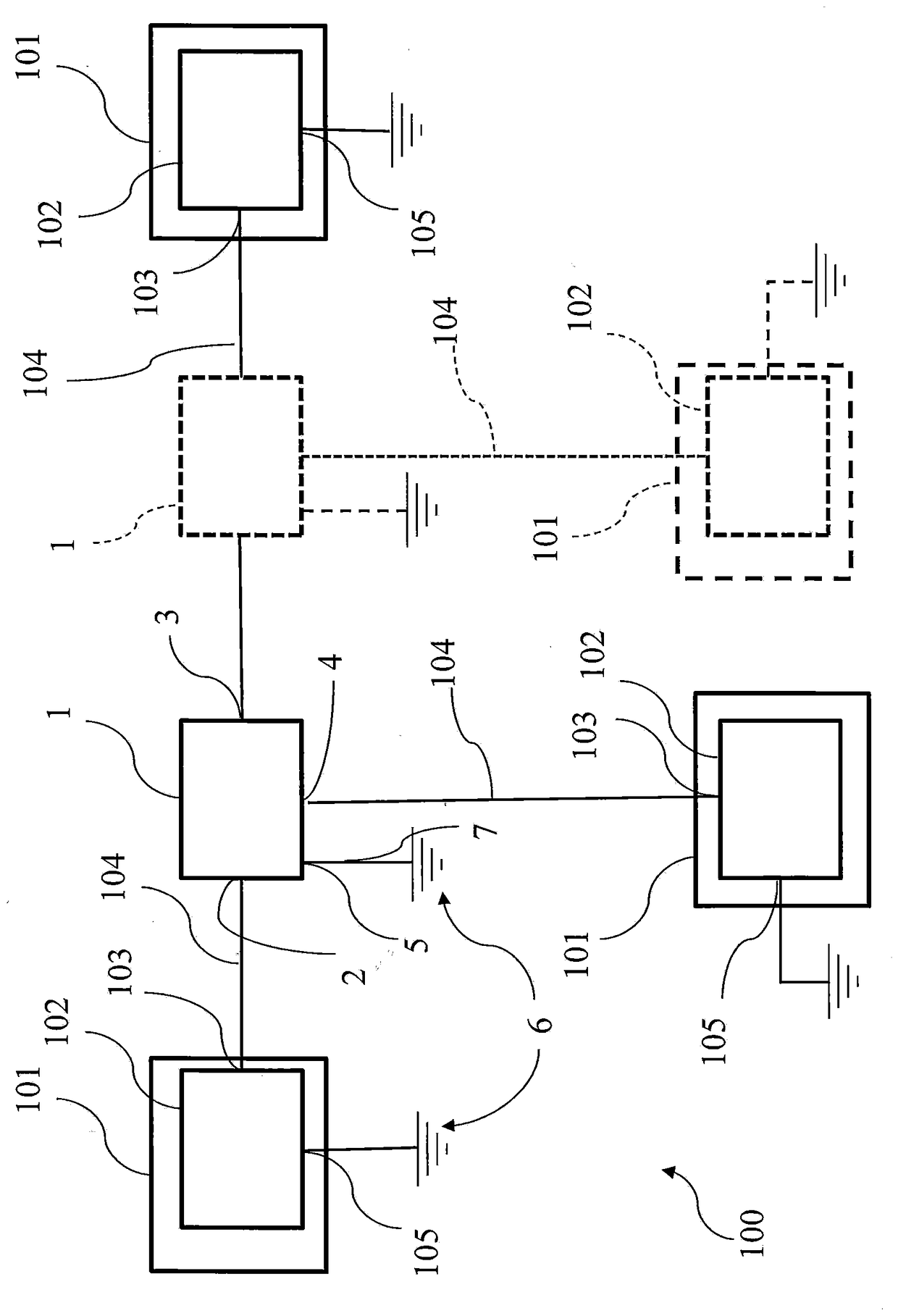 Optical communication link, tributary unit and method for configuring tributary unit