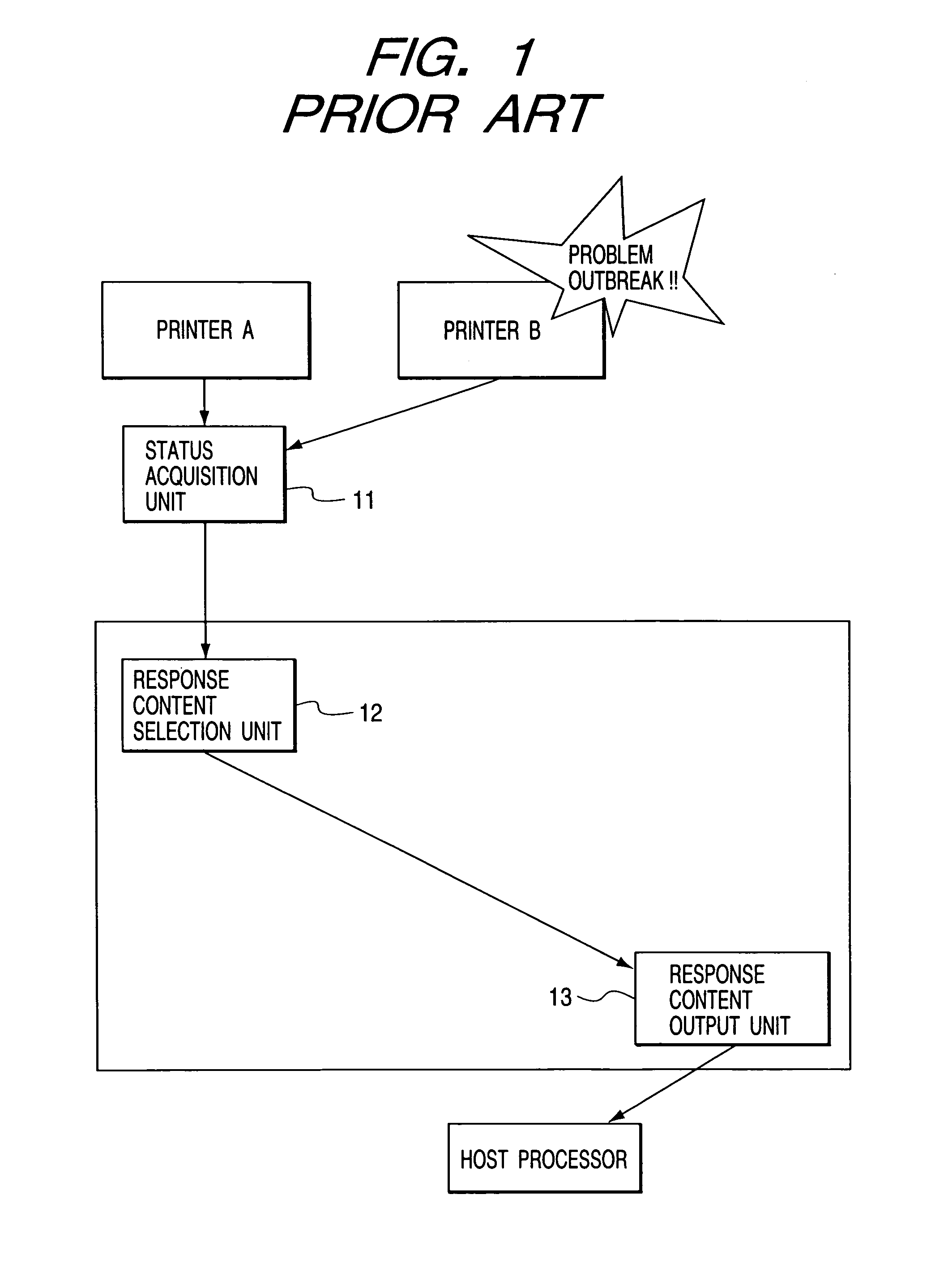 Response apparatus for sending a response in accordance with a state, and a method therefor