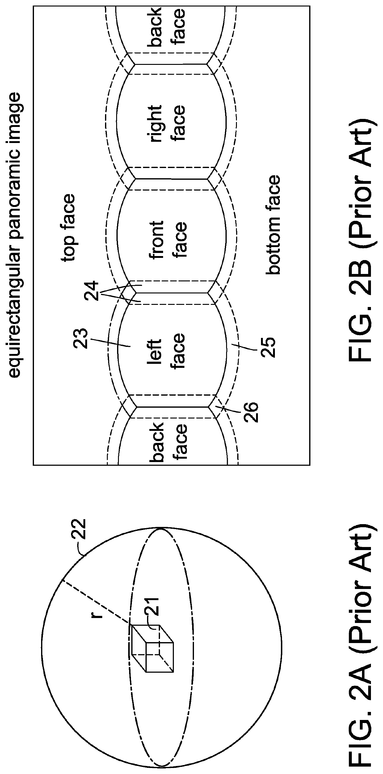 Method of adjusting texture coordinates based on control regions in a panoramic image