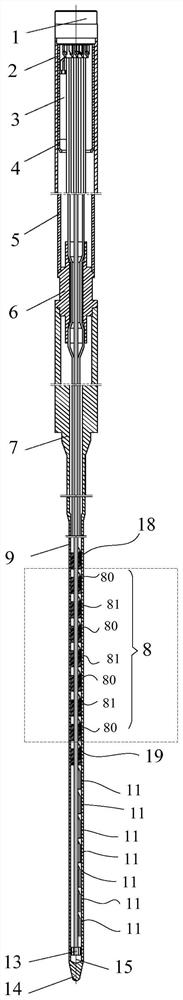 A detector assembly with integrated reactor core measurement function