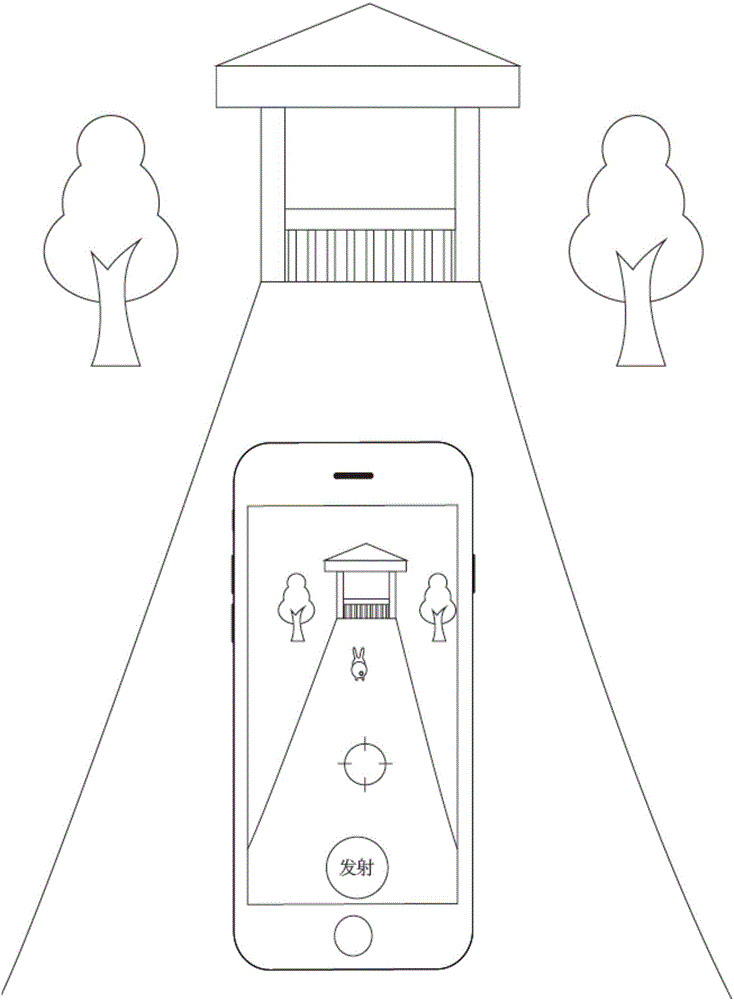 Augmented reality-based motion game control method and control apparatus