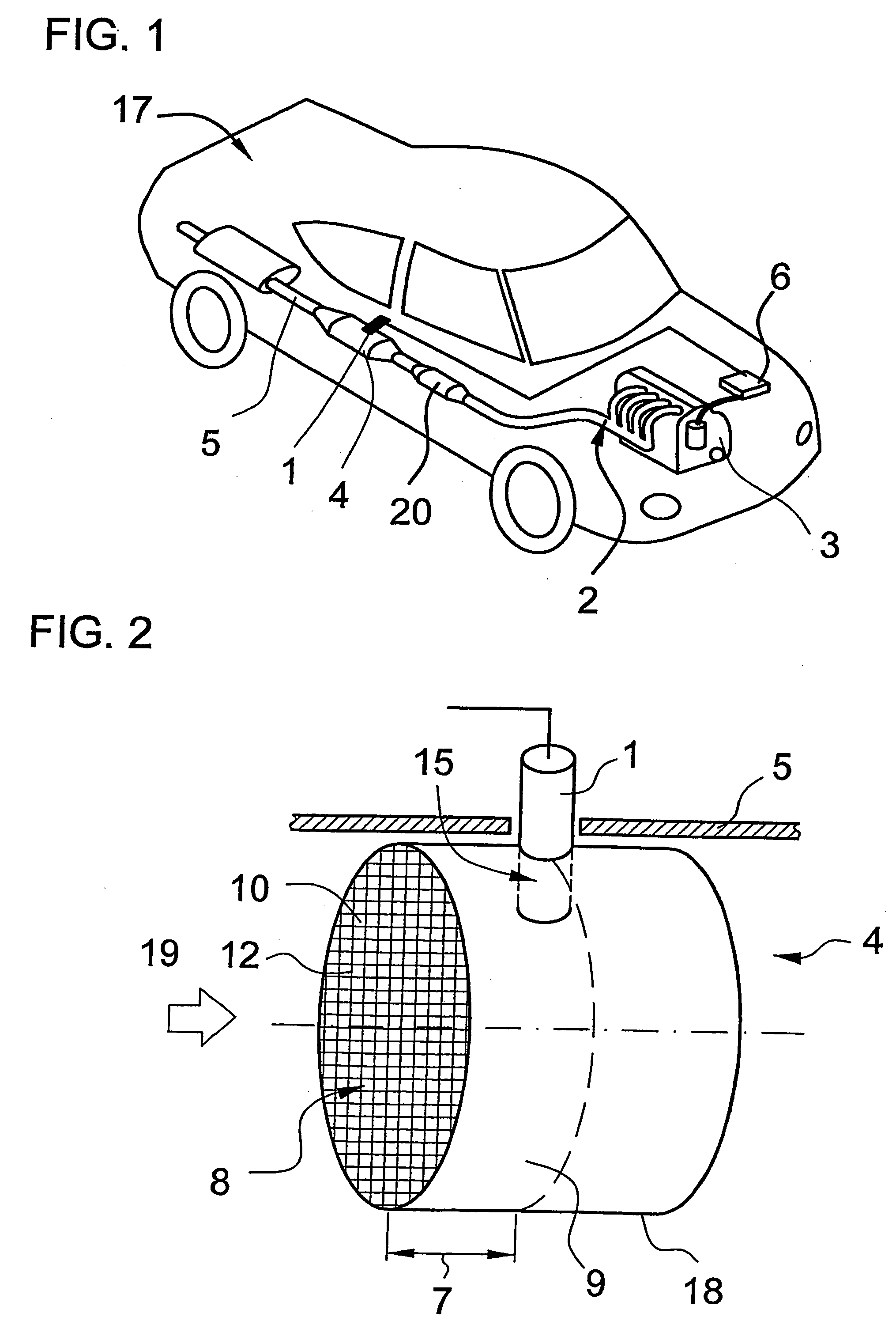 Method for controlling a fuel mixture, exhaust gas system having a mobile internal combustion engine and vehicle having an exhaust gas system