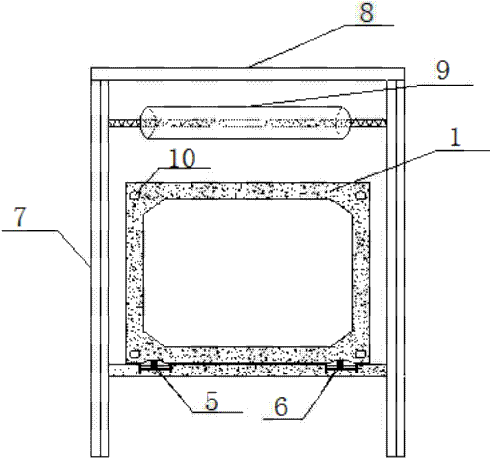 A prefabricated box culvert and rapid positioning construction method