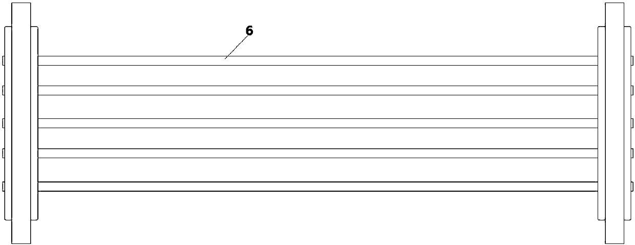 A non-condensable gas annular partition heat exchanger with variable length