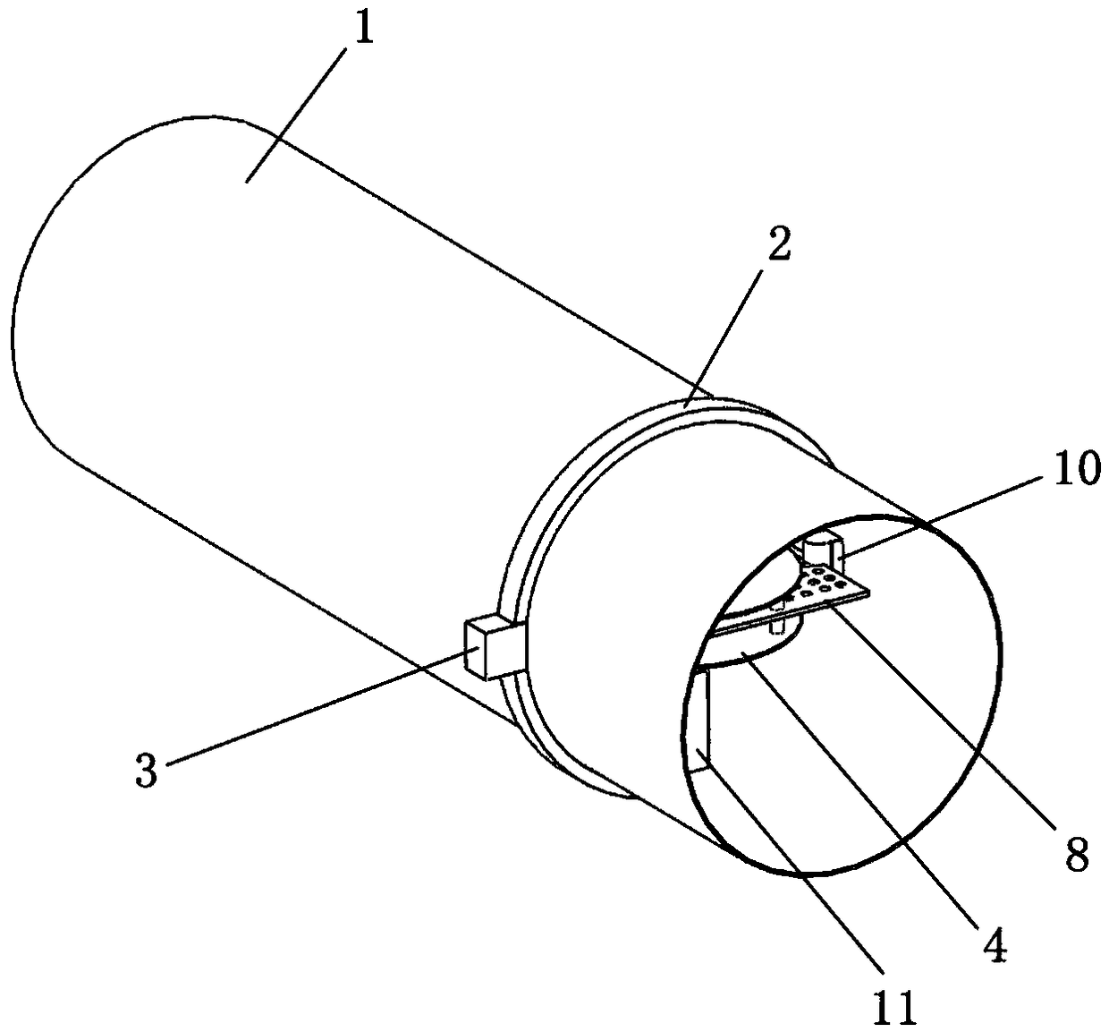 Water circulation device applicable to pipe culture and using method of device