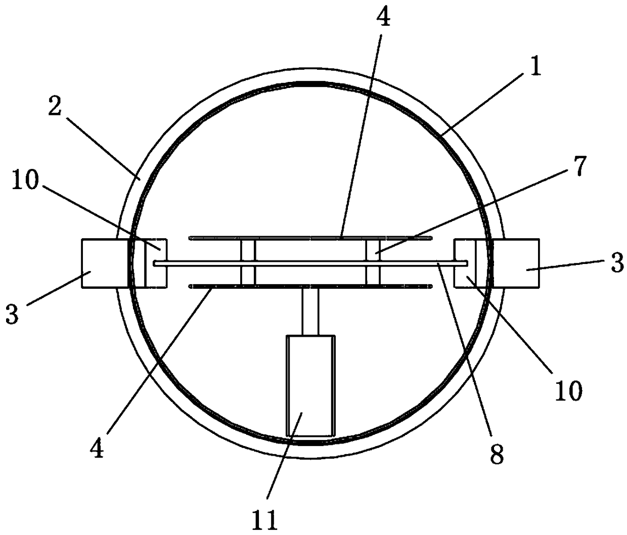 Water circulation device applicable to pipe culture and using method of device