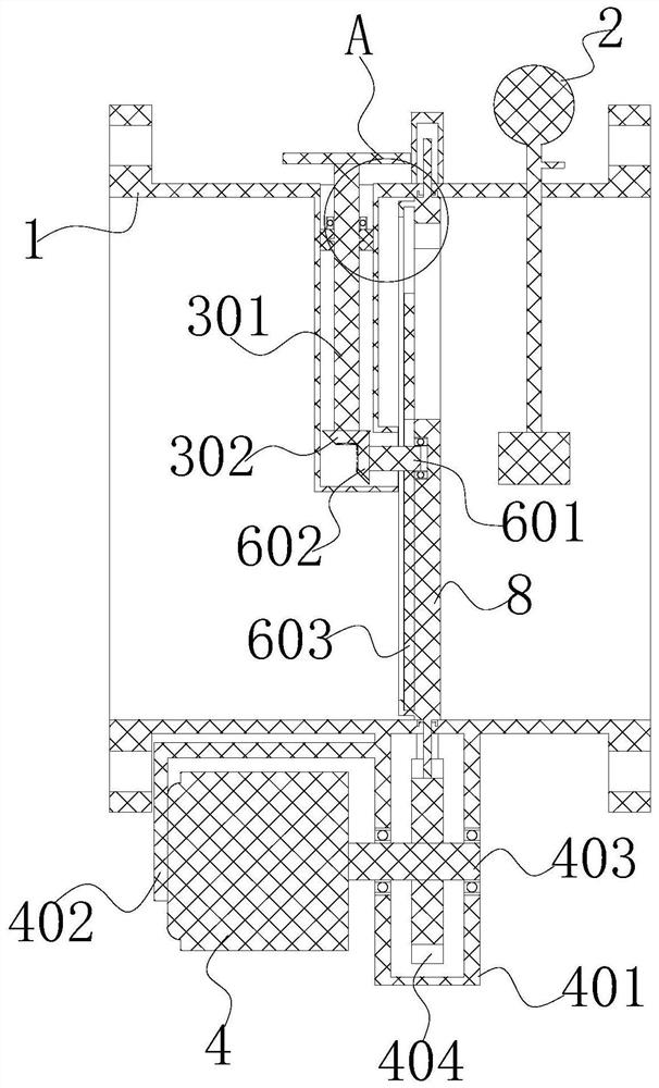 Flow-limiting regulation device for drainage