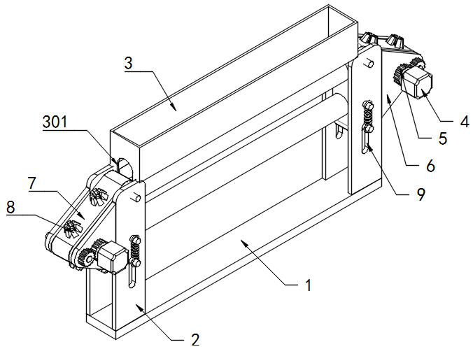 Printing paper winding device