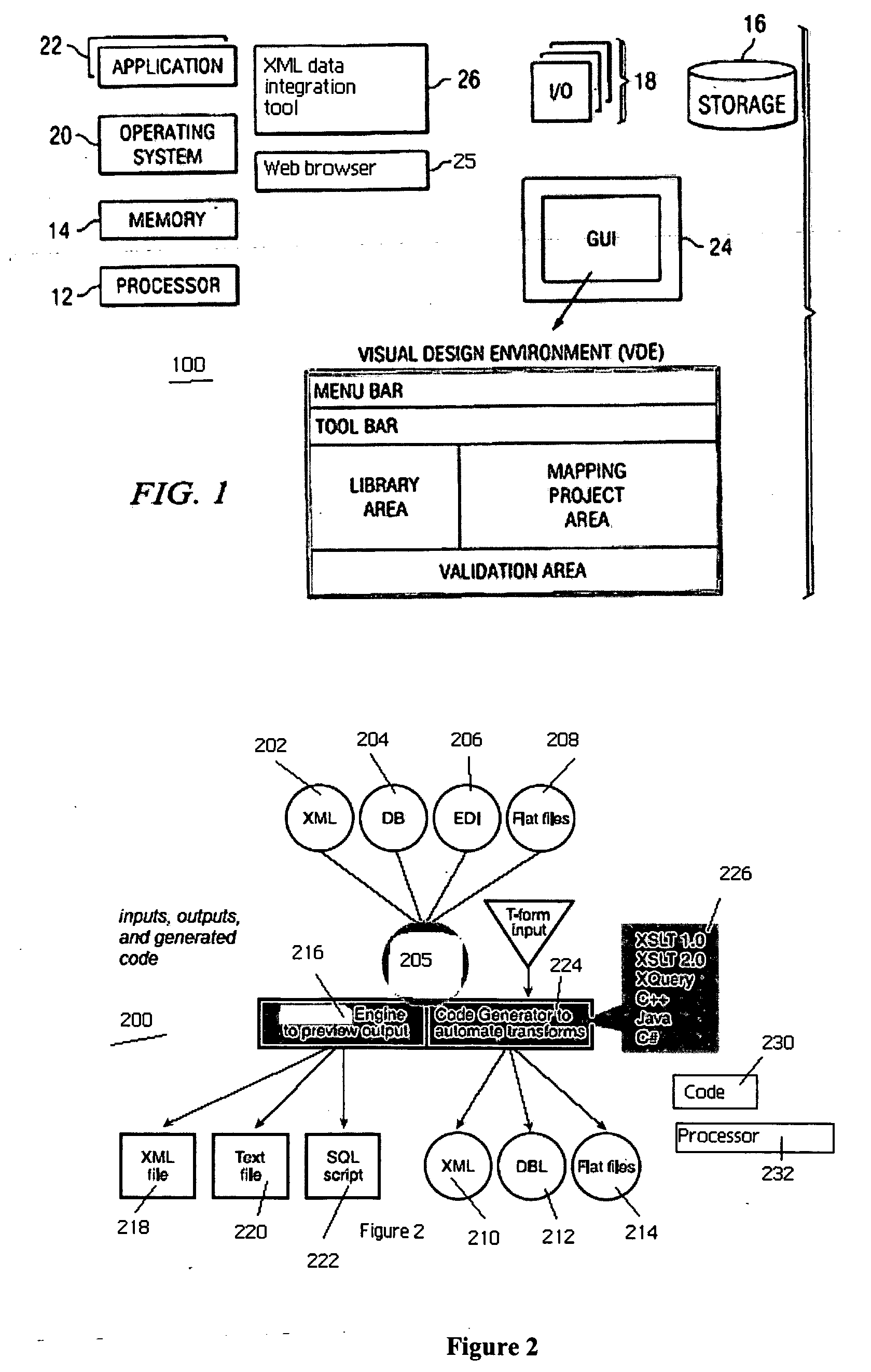 System for describing text file formats in a flexible, reusable way to facilitate text file transformations