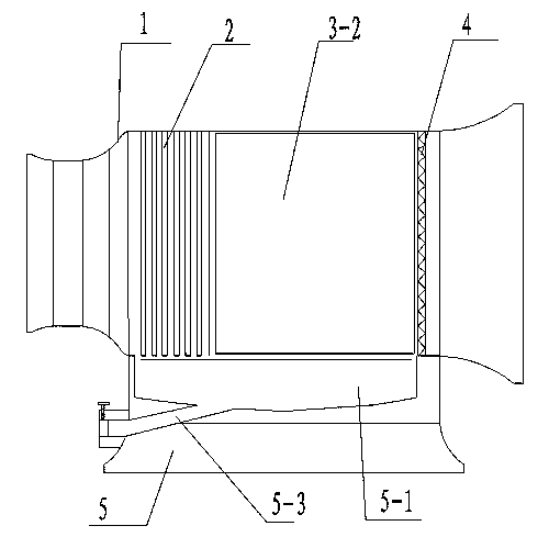 Vehicle-mounted efficient PM2.5 particle cutting and extinguishing device