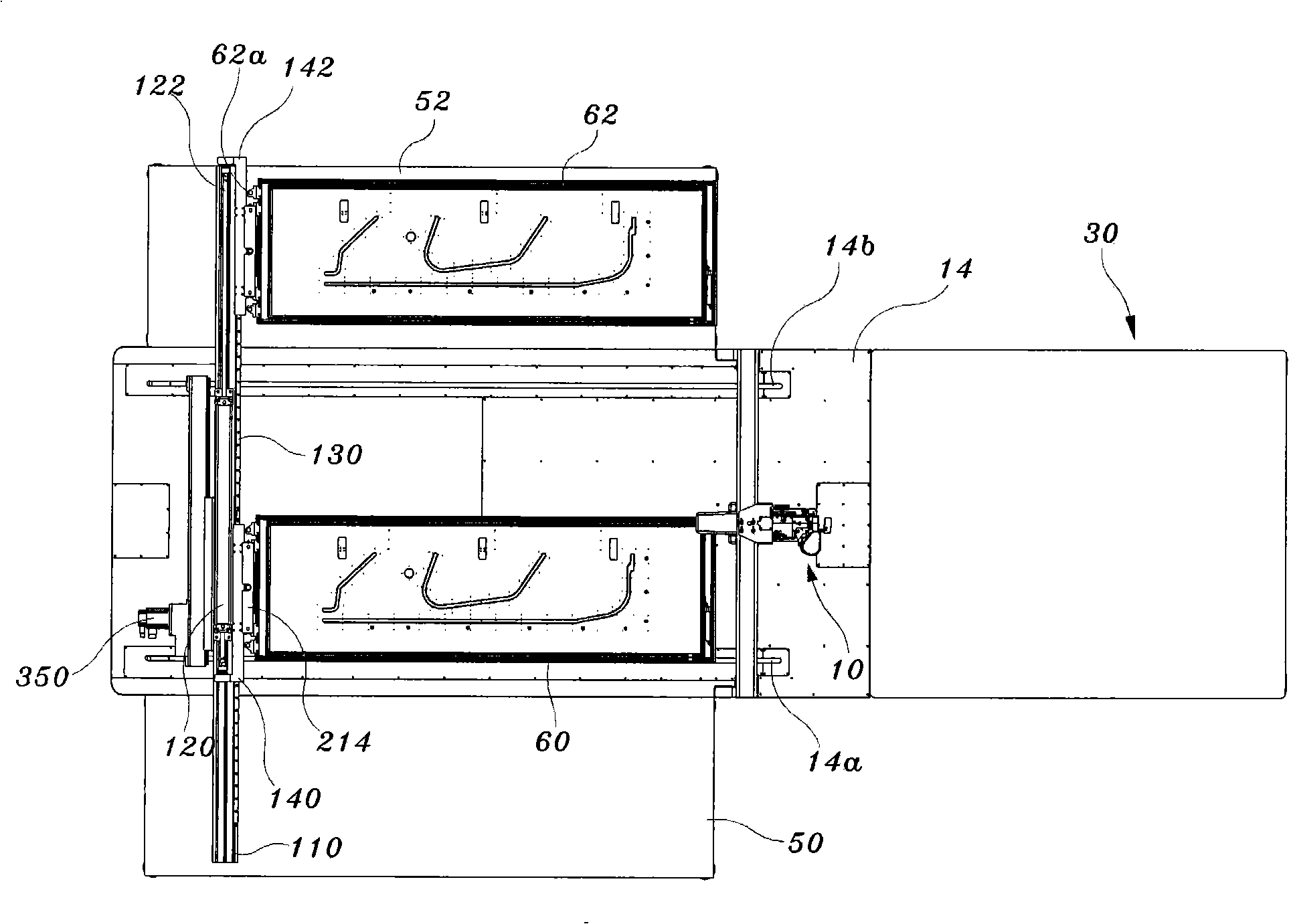 Embroidering frame moving device of sewing machine