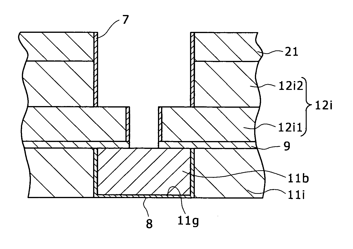 Multi-layer wiring structure, semiconductor apparatus having multi-layer wiring structure, and methods of manufacturing them