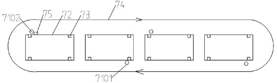 Beam field circumferential spraying intelligent spraying vehicle system and operation method