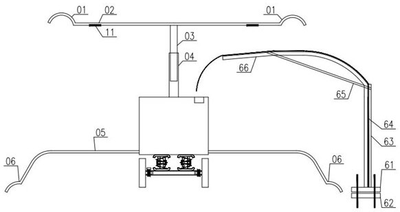 Beam field circumferential spraying intelligent spraying vehicle system and operation method