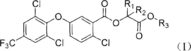 2-chloro-benzoate compound and application thereof