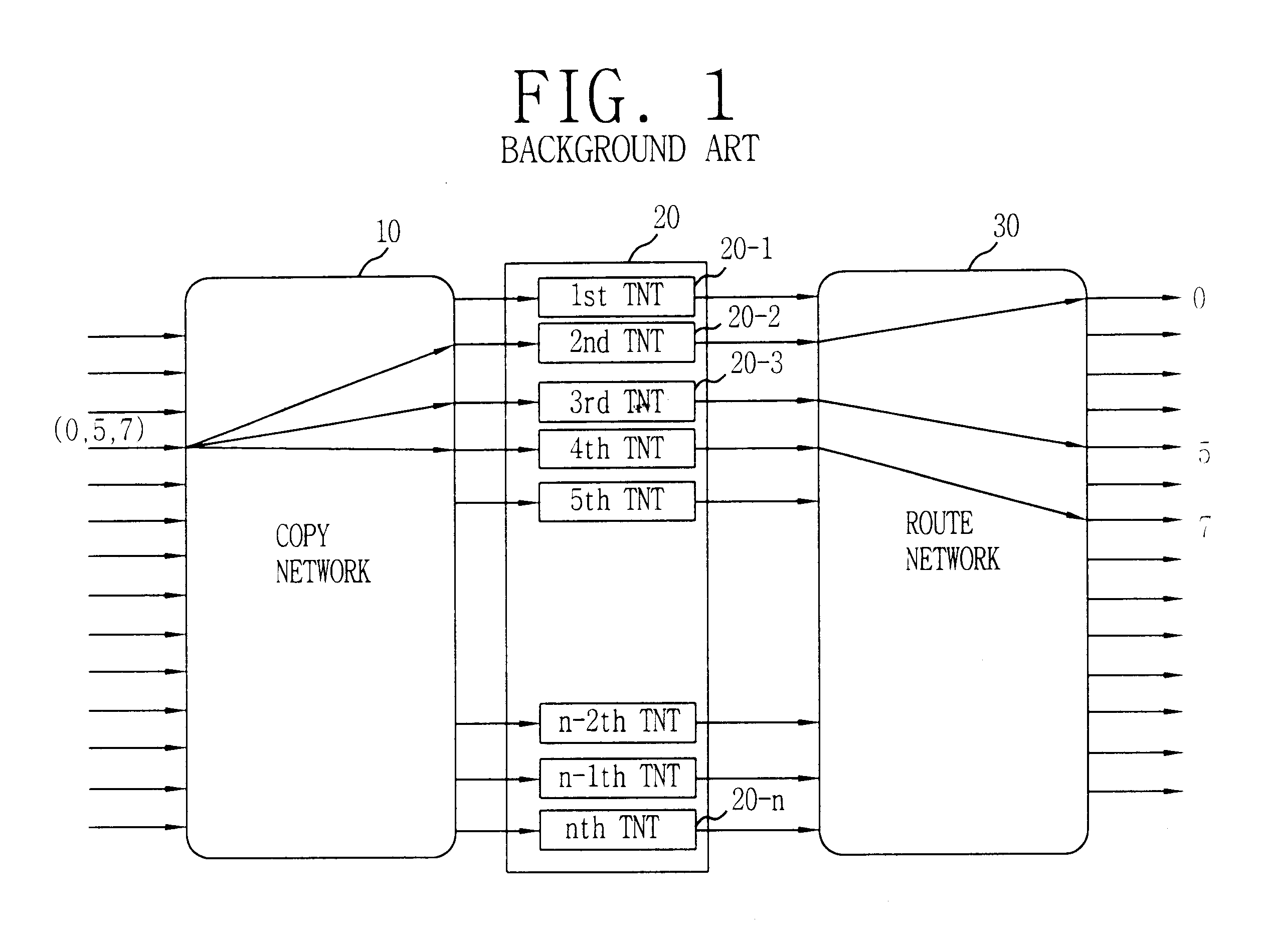 Apparatus and method for configuring multicasting network in asynchronous transfer mode switching system