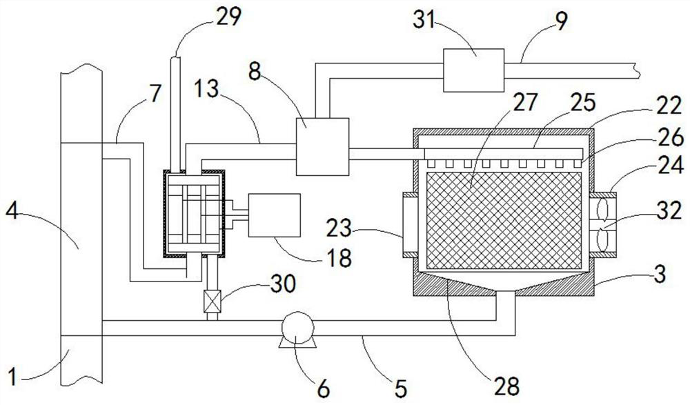 An evaporative cooling air-conditioning system using industrial waste heat to provide electrical energy
