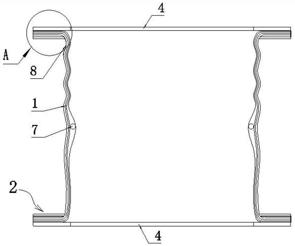 Oil pocket structure for rolling mill transmission shaft gear joint