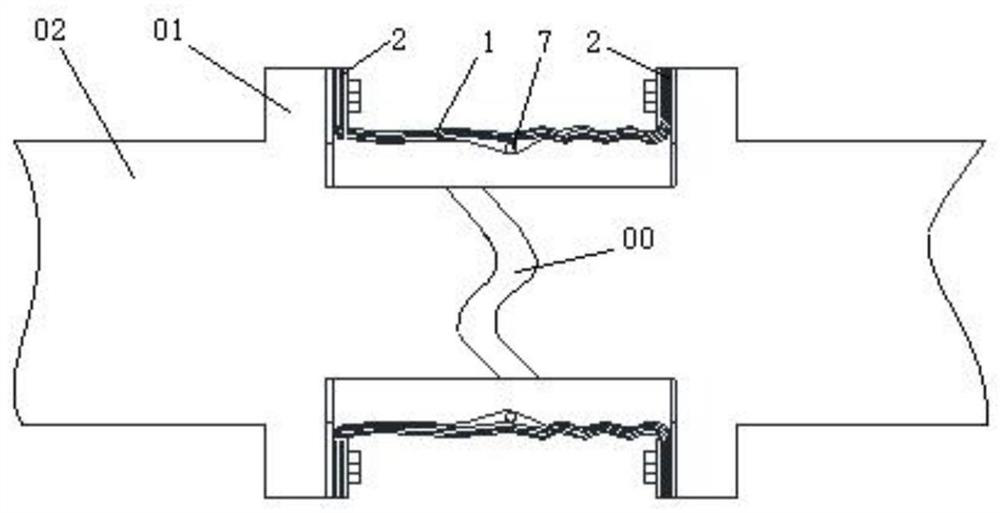 Oil pocket structure for rolling mill transmission shaft gear joint