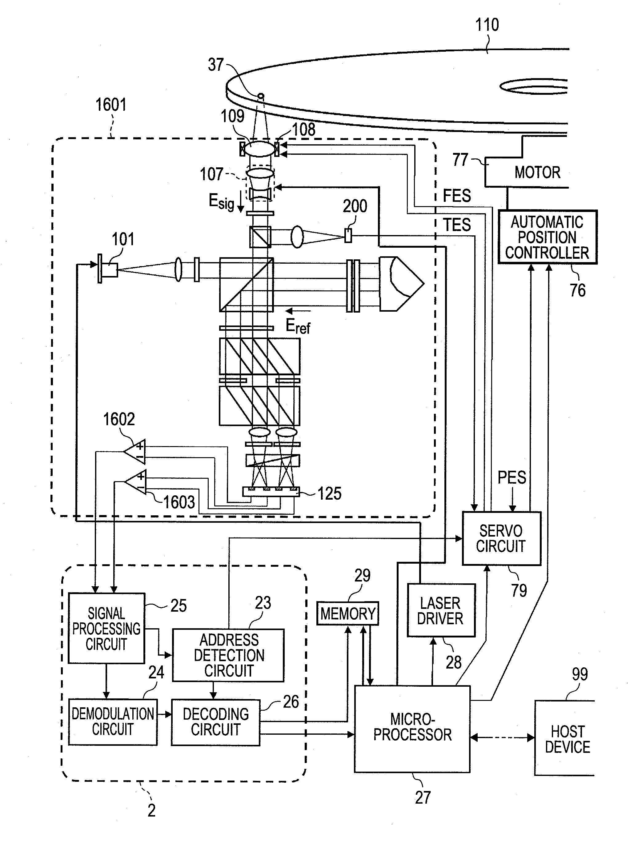 Optical head and optical disc apparatus