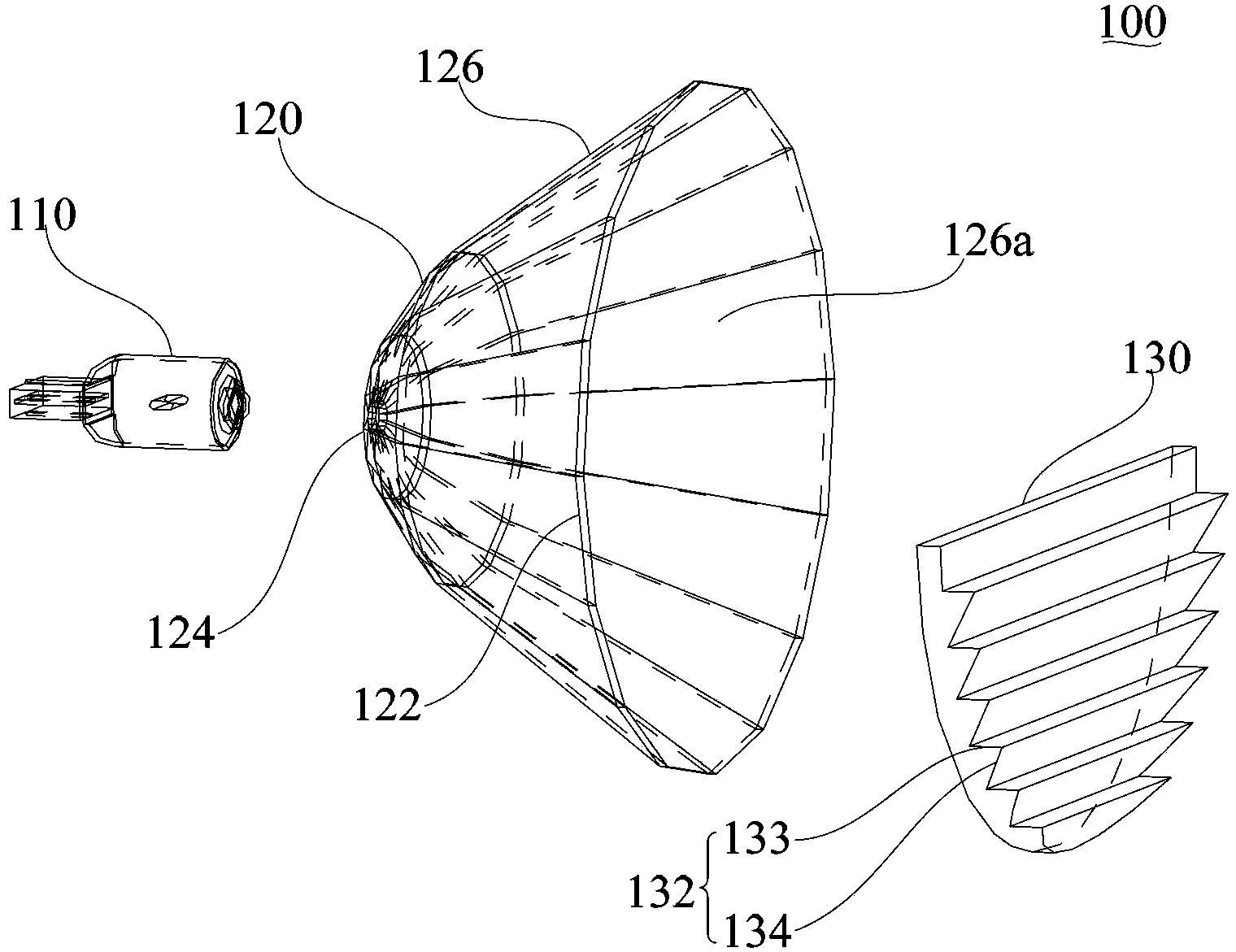 Light source structure and runway alarm light with same