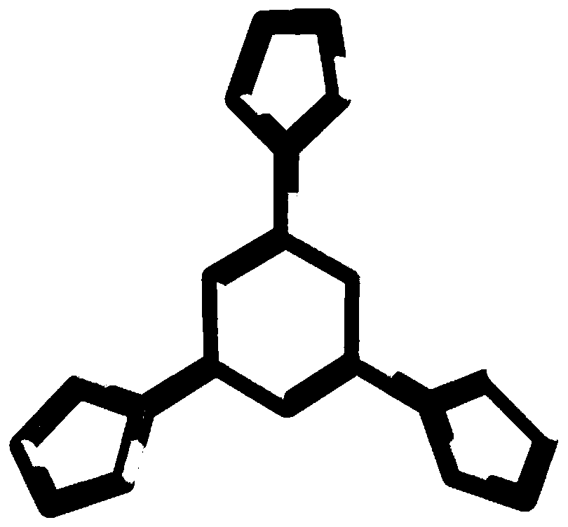 Zinc metal organic framework compound and preparation method and application thereof