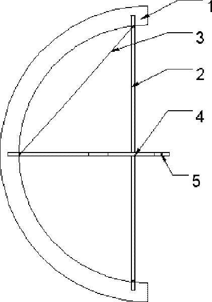 Construction measurement method of plate type convex barricade with unballasted track