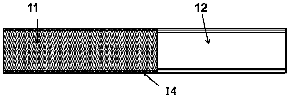 High-density hollow filter tip and composite filter tip thereof