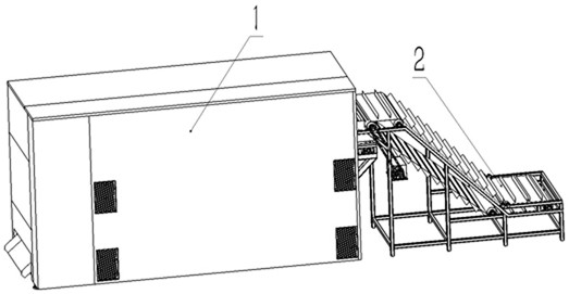 Air energy production line intelligent drying device