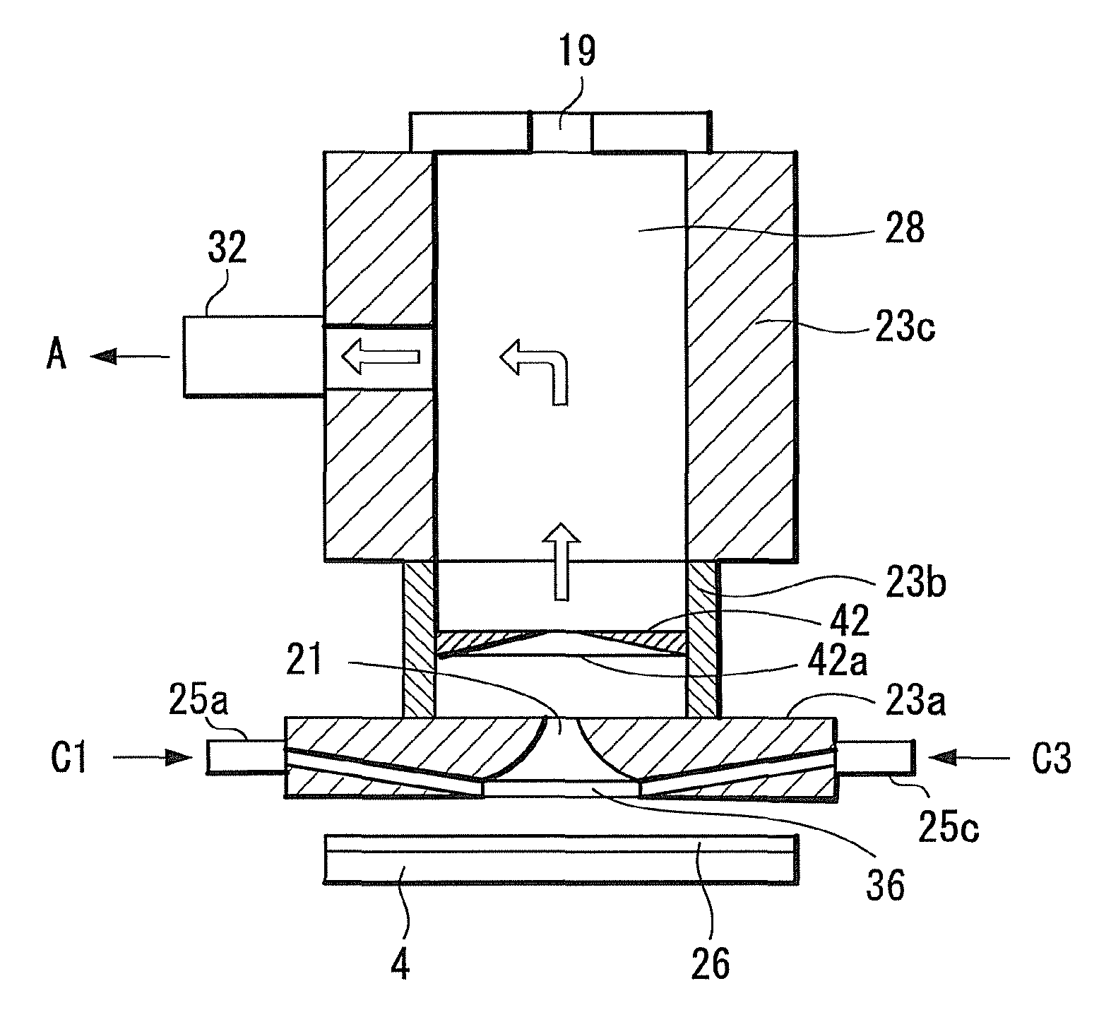 Laser processing apparatus and laser processing method, debris collection mechanism and debris collection method, and method for producing display panel