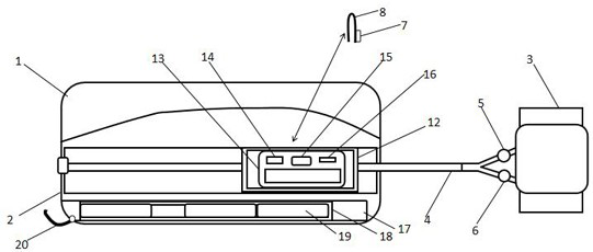 Pillow capable of automatically adjusting oxygen concentration