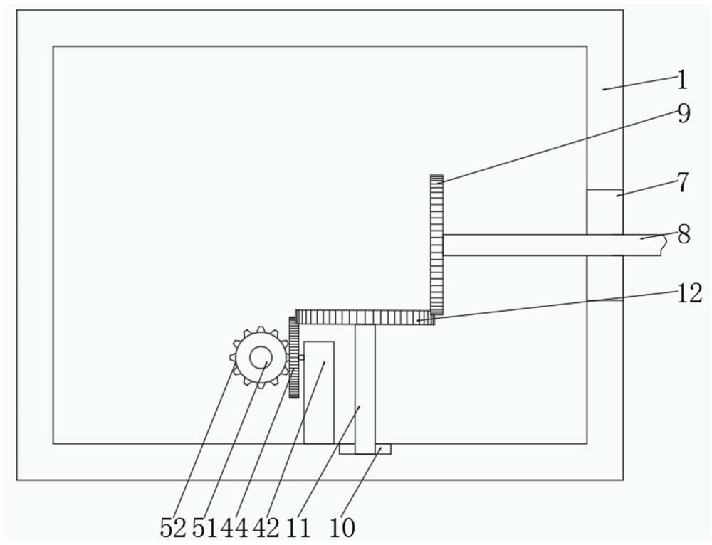 Mechanical pump set transmission device of wind power gearbox