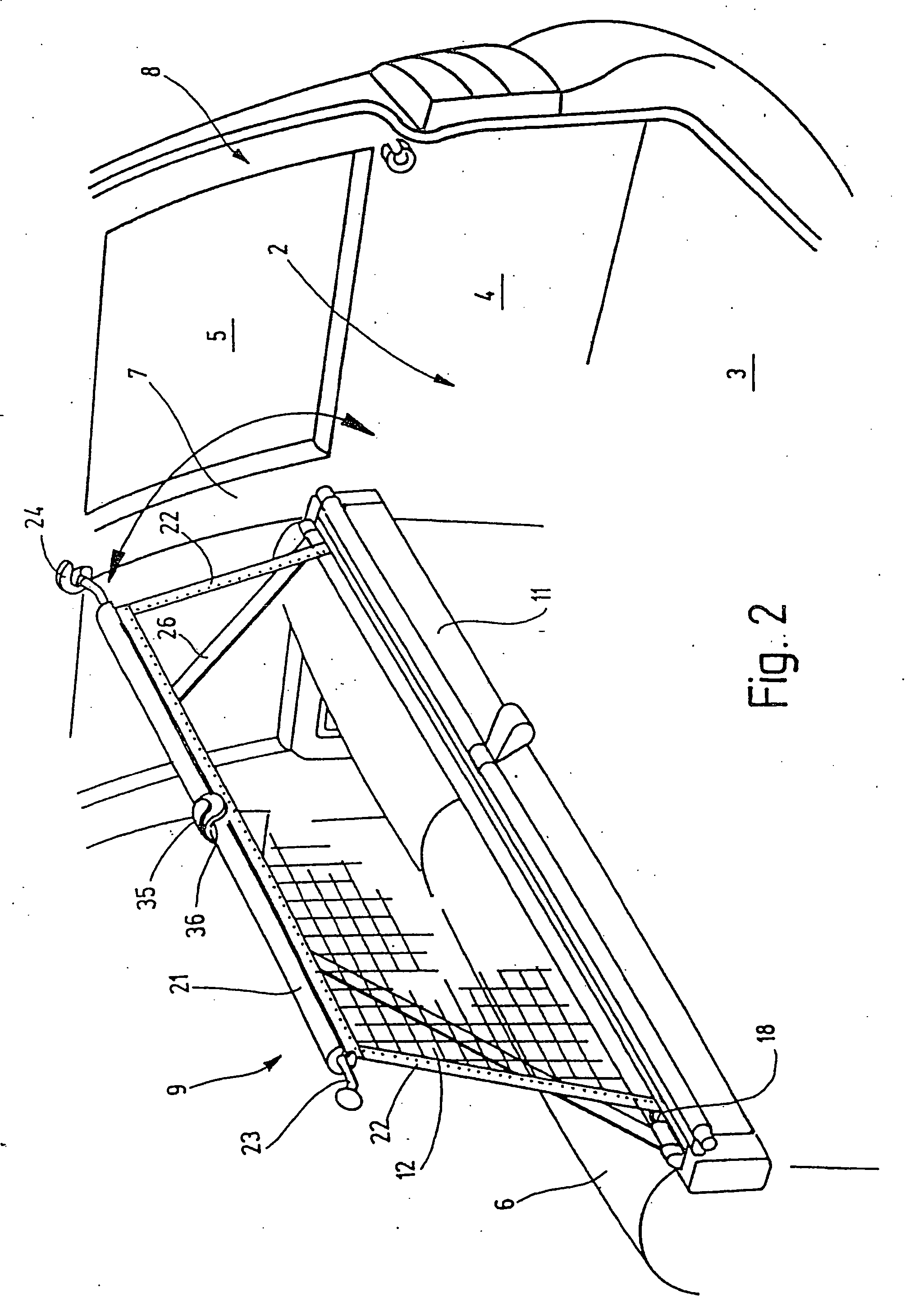 Easy-to-use safety net device