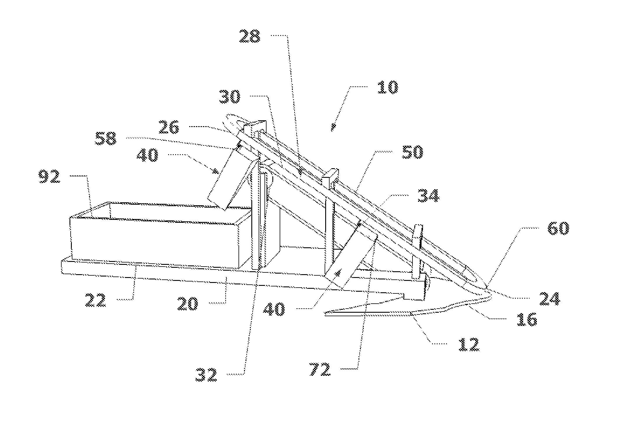 Apparatus for recovering oil from a body of water
