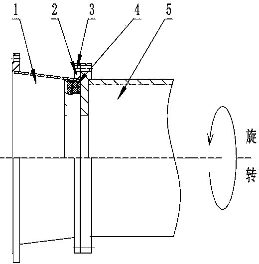 Manufacturing method for large-caliber abrasion-resistant corrosion-resistant ternary composite reducer pipe