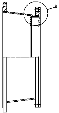 Manufacturing method for large-caliber abrasion-resistant corrosion-resistant ternary composite reducer pipe