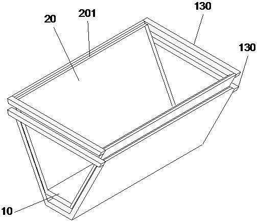 V-type horizontal beehive for Apis cerana and manufacturing method and application method of V-type horizontal beehive
