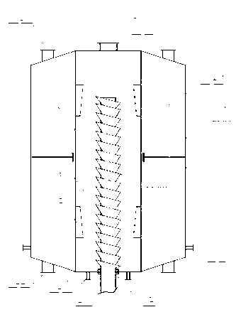 Device for extracting iodine from wet process phosphate acid liquor