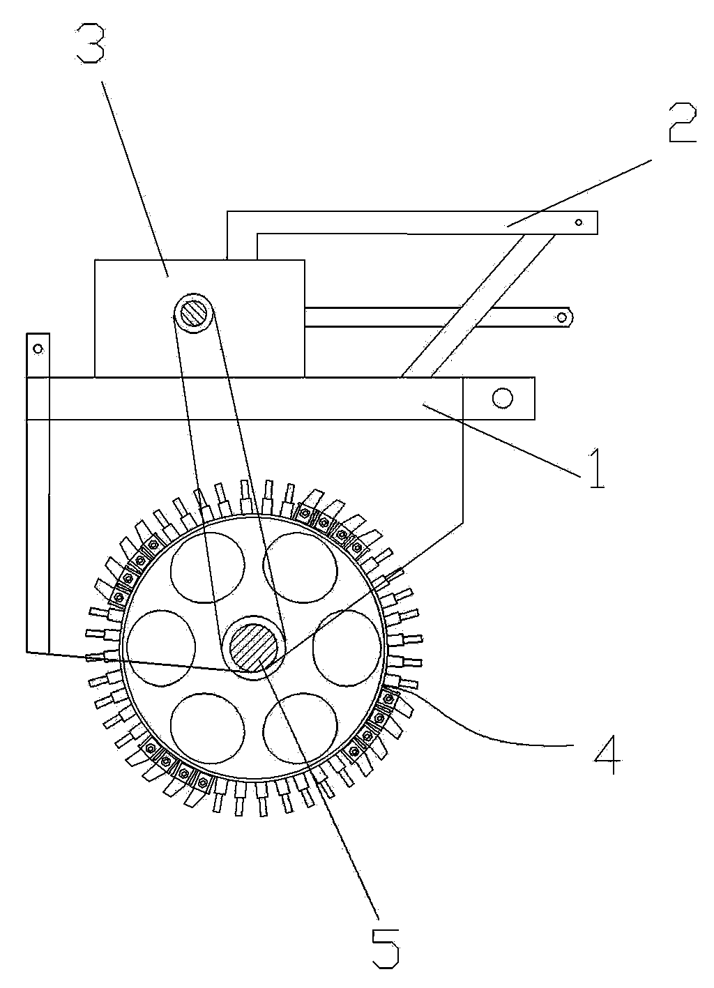 Rotary drum type rotary cultivator