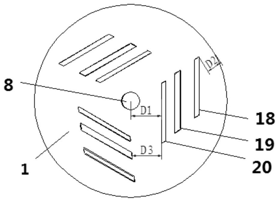 Design method of duplex directional hollow blade casting system