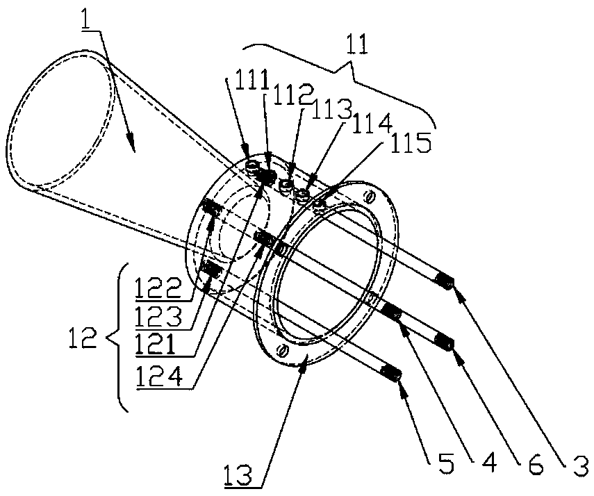 Venturi mixing device with position-adjustable injector holes in throat part