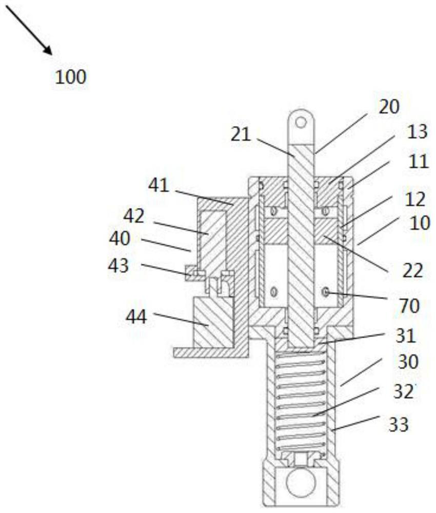 A key-shaped groove flow regulating damping cylinder for intelligent knee joint