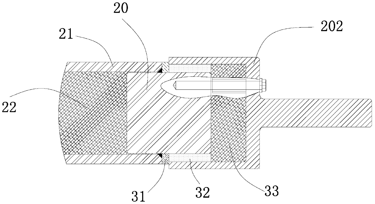 Furnace door of thermal forming furnace