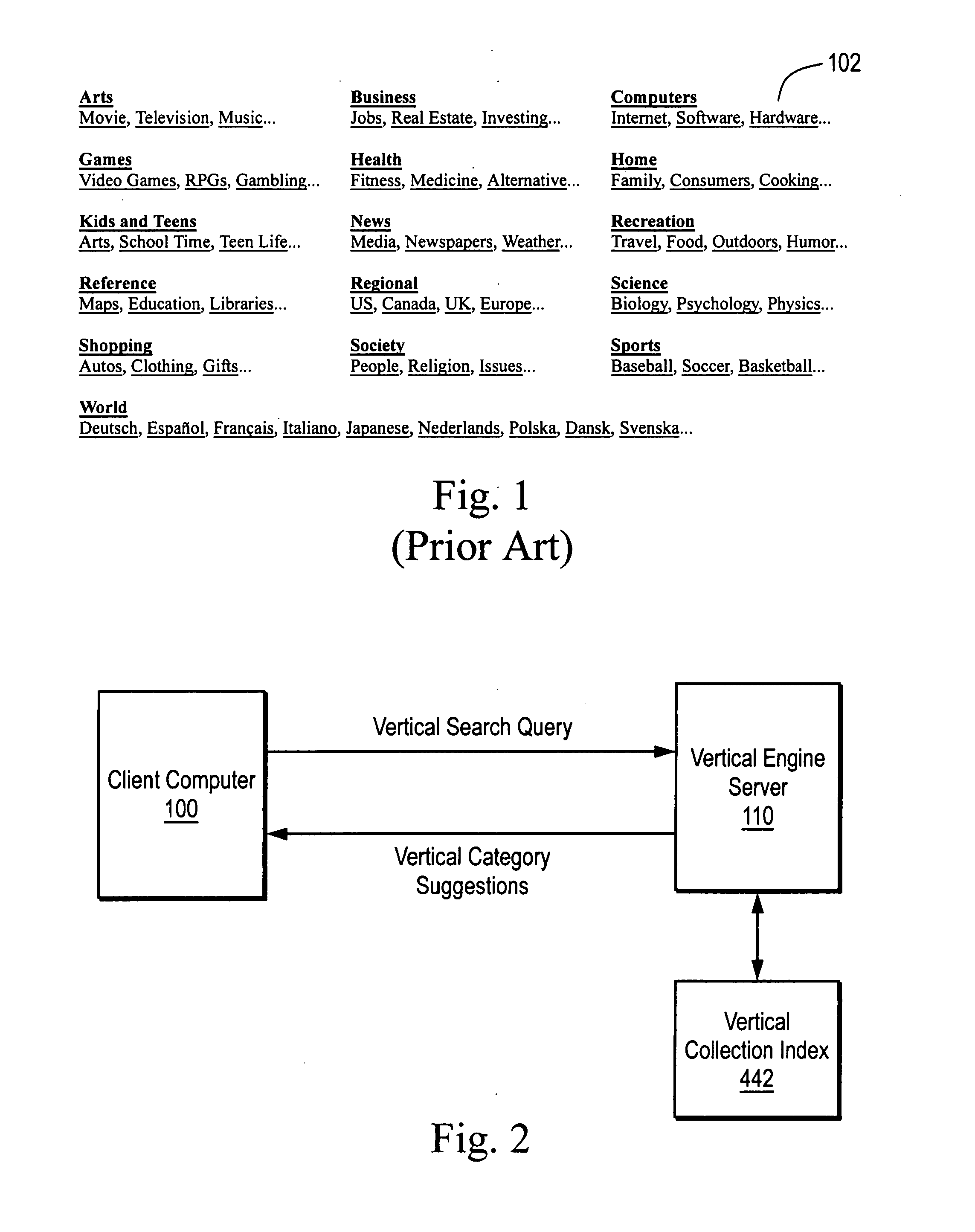 Systems and methods for performing searches within vertical domains