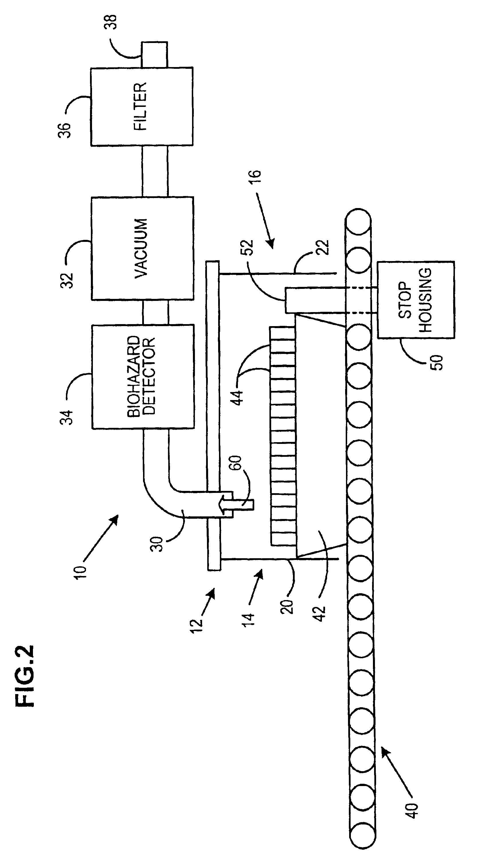 Method and system for detection of contaminants in mail