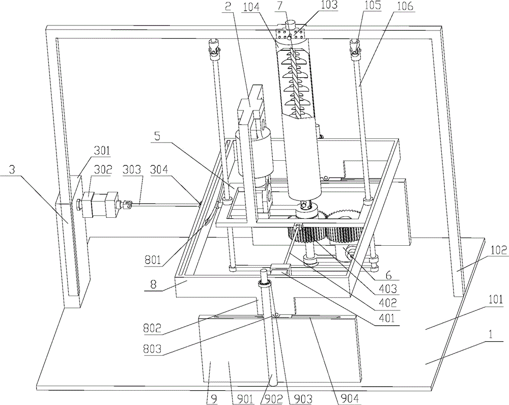 Composite insulator dynamic load torsional vibration testing machine